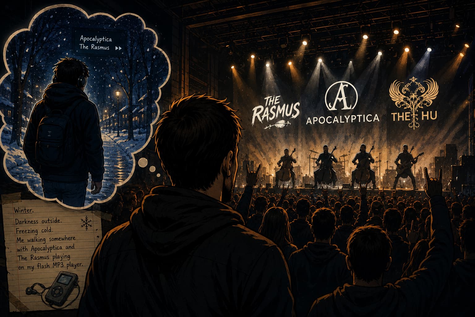 The Rasmus, Apocalyptica, The Hu