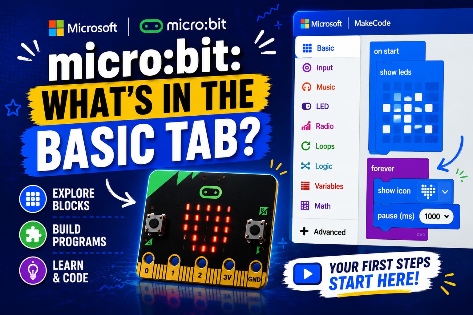 micro:bit Basic Tab