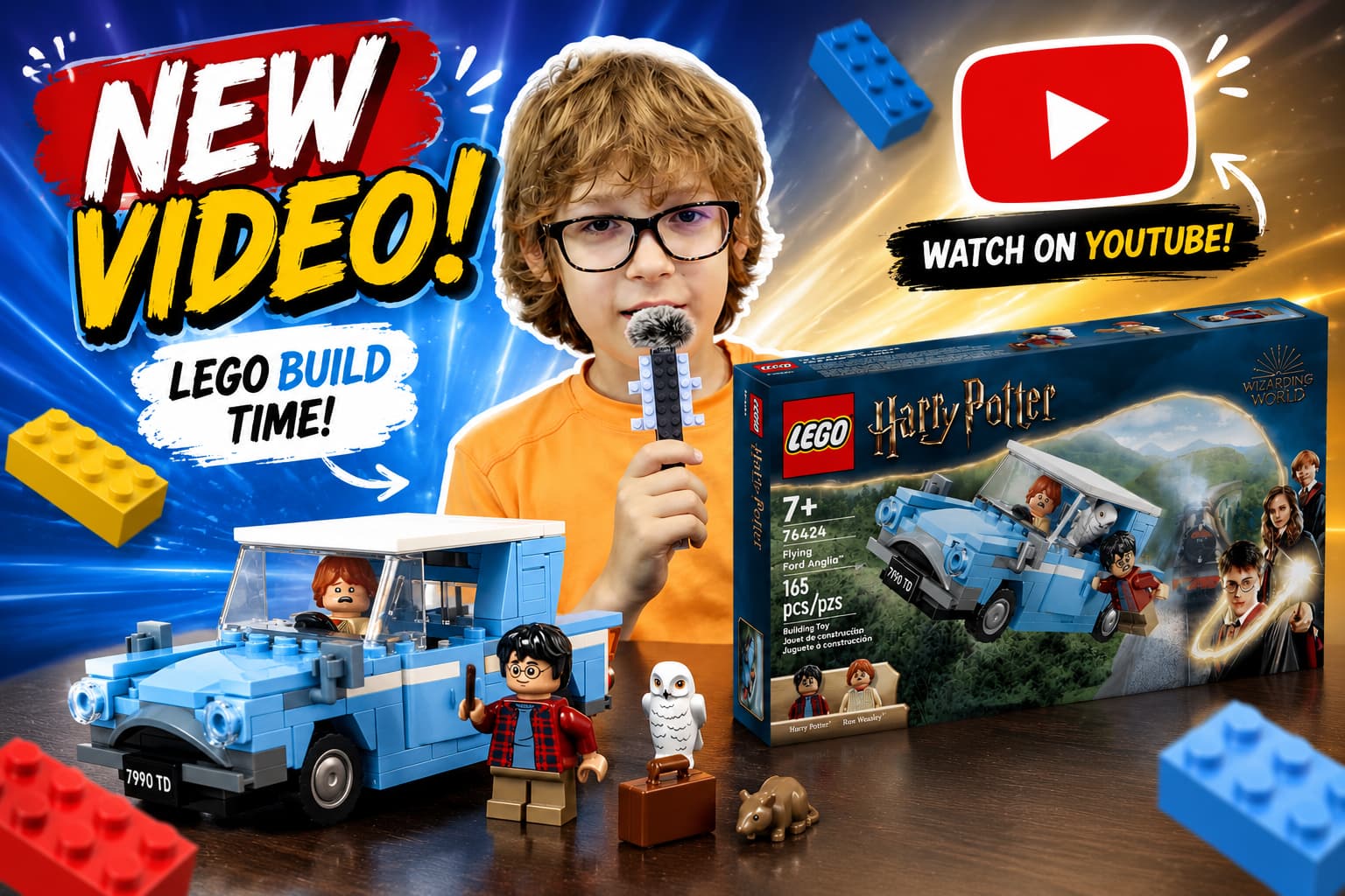 LEGO Harry Potter Flying Ford Anglia set 76424