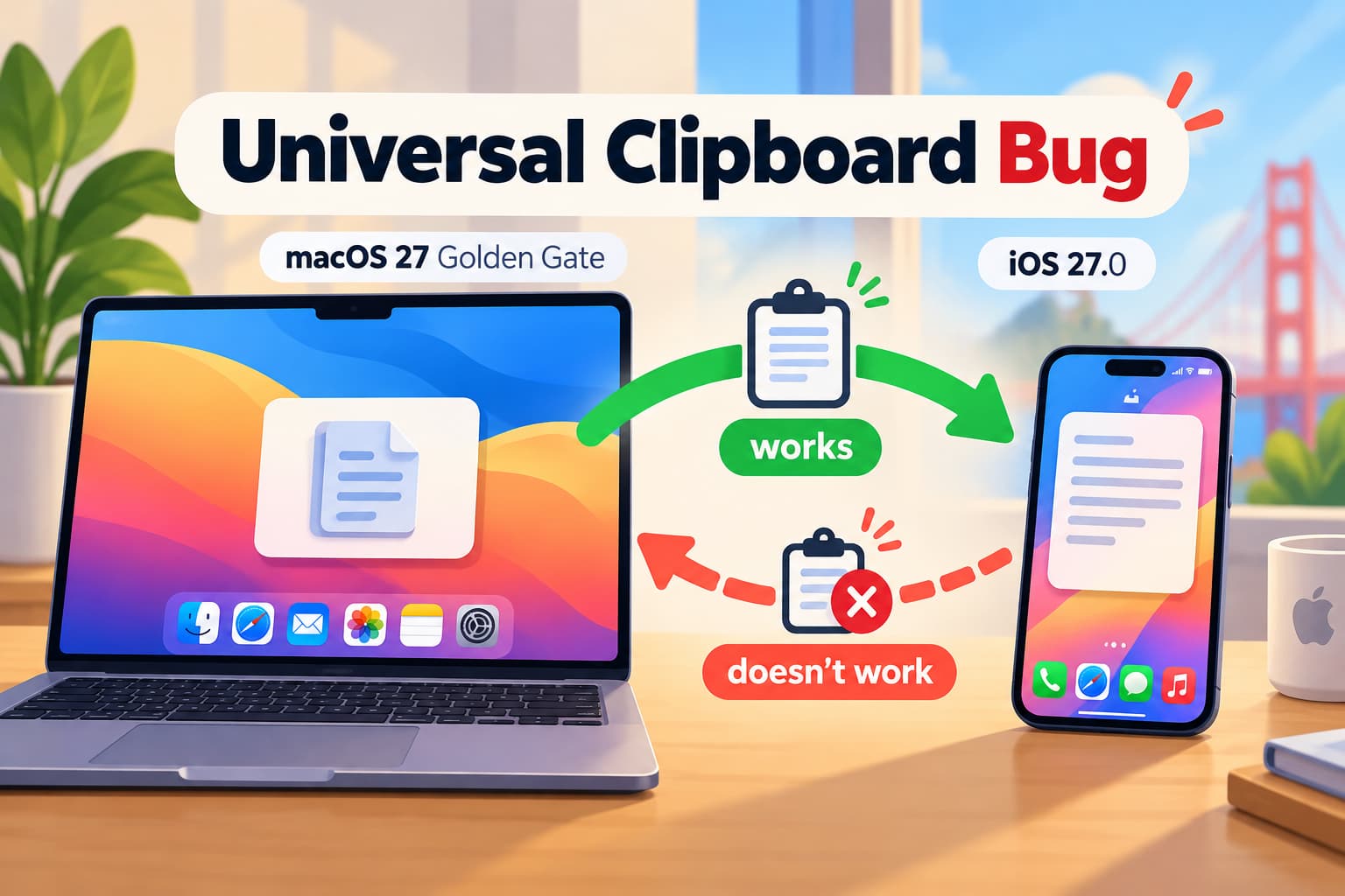 Universal Clipboard Bug