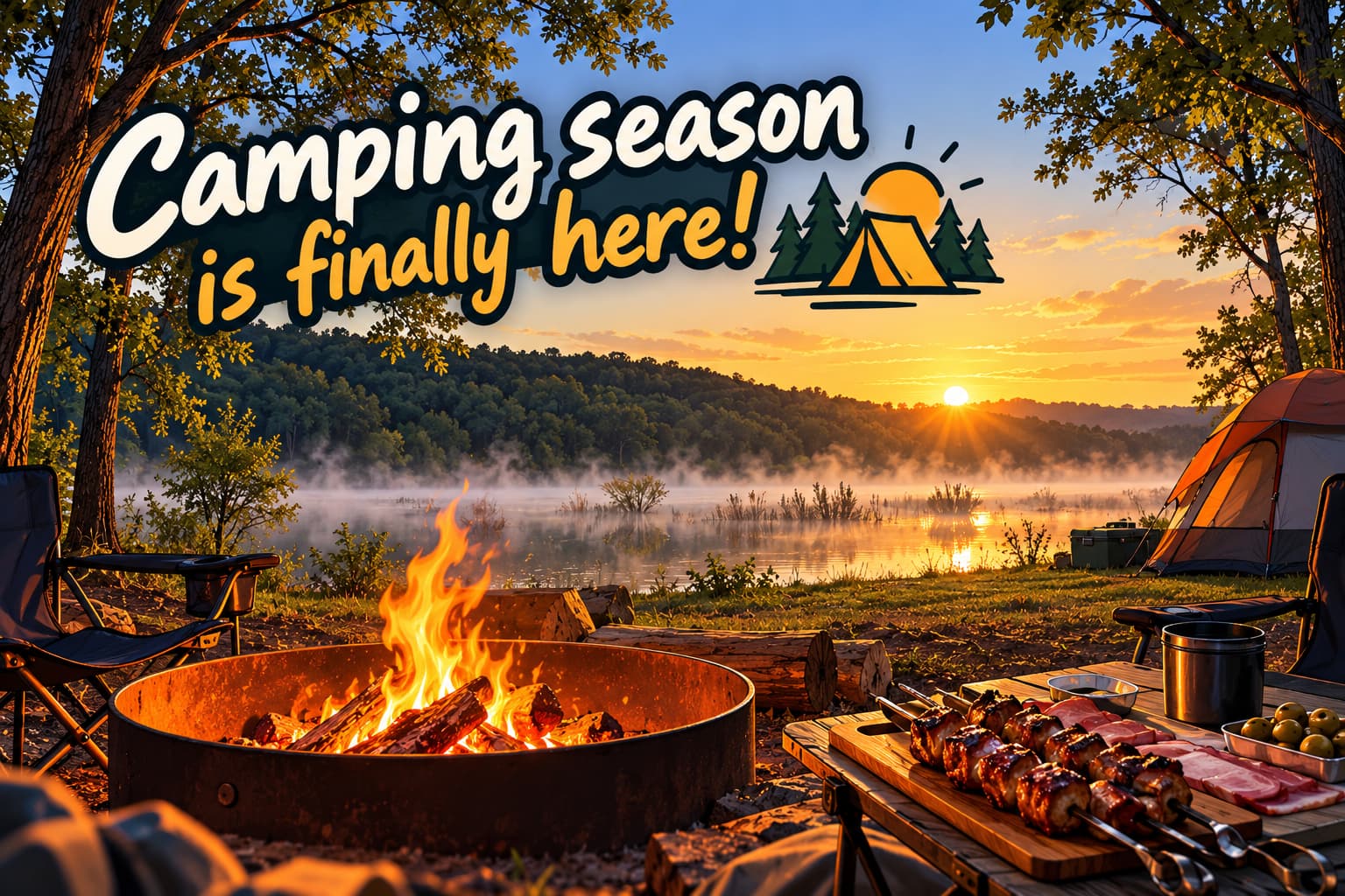 Camping season is finally here!