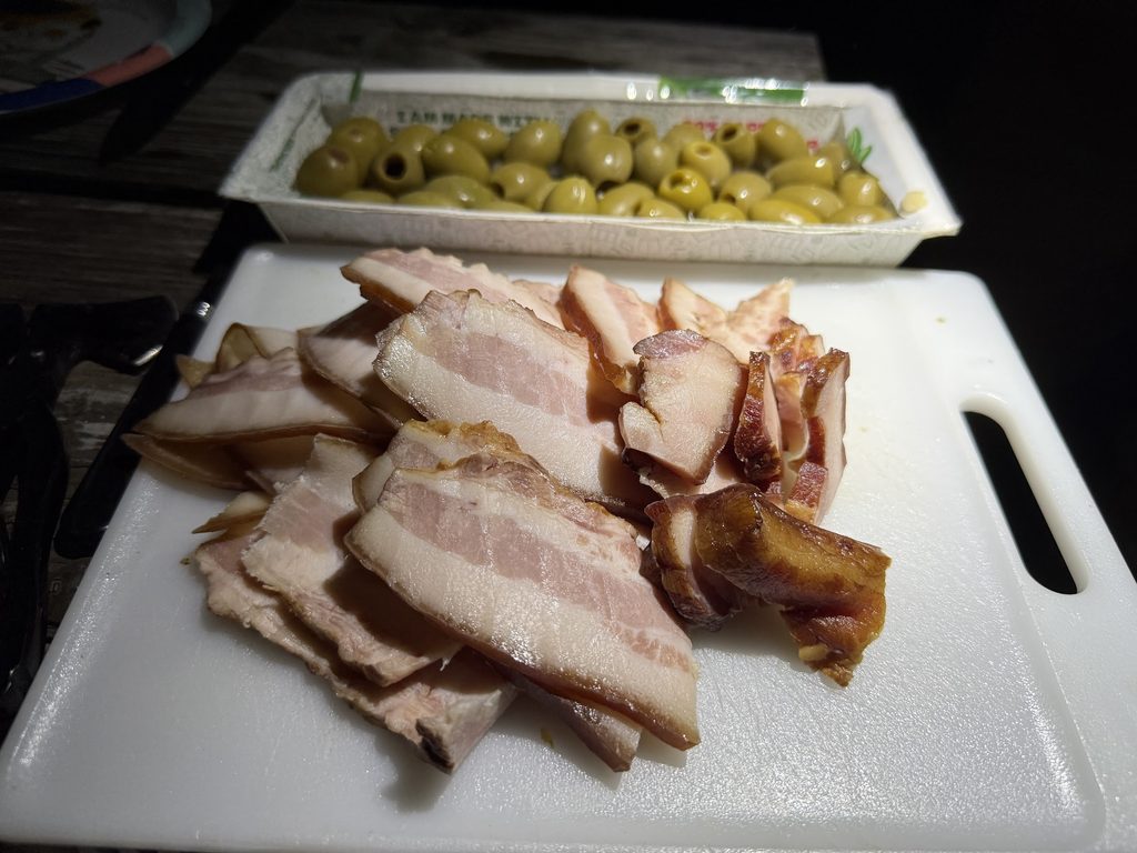 Cold cuts and olives