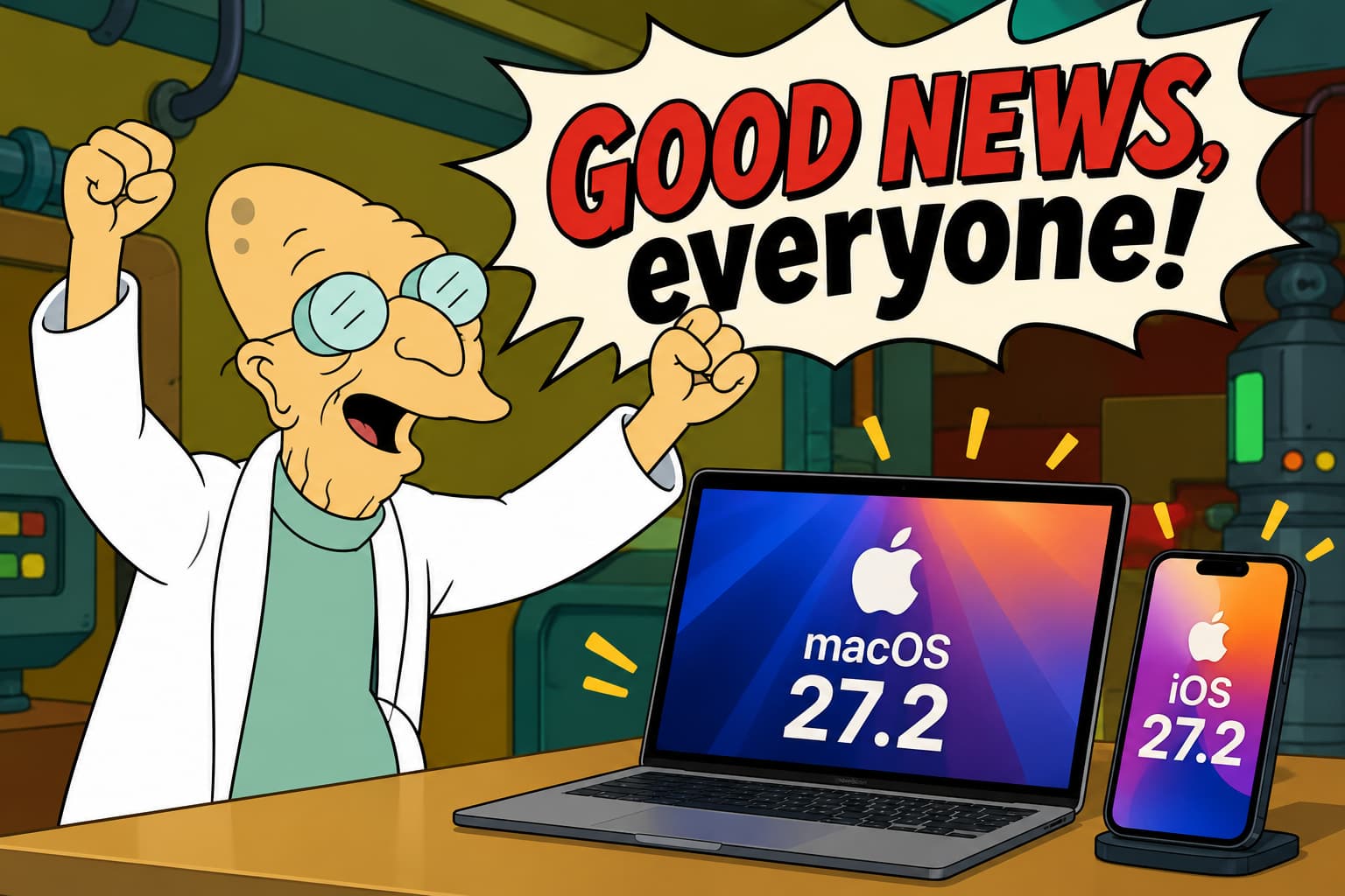macOS Golden Gate 27.2 and iOS 27.2